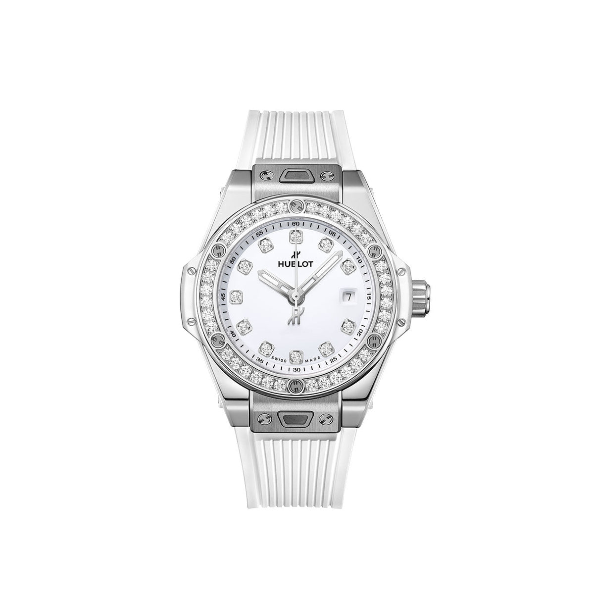 Luxury Watch Big Bang ONE CLICK STEEL WHITE DIAMONDS watch
